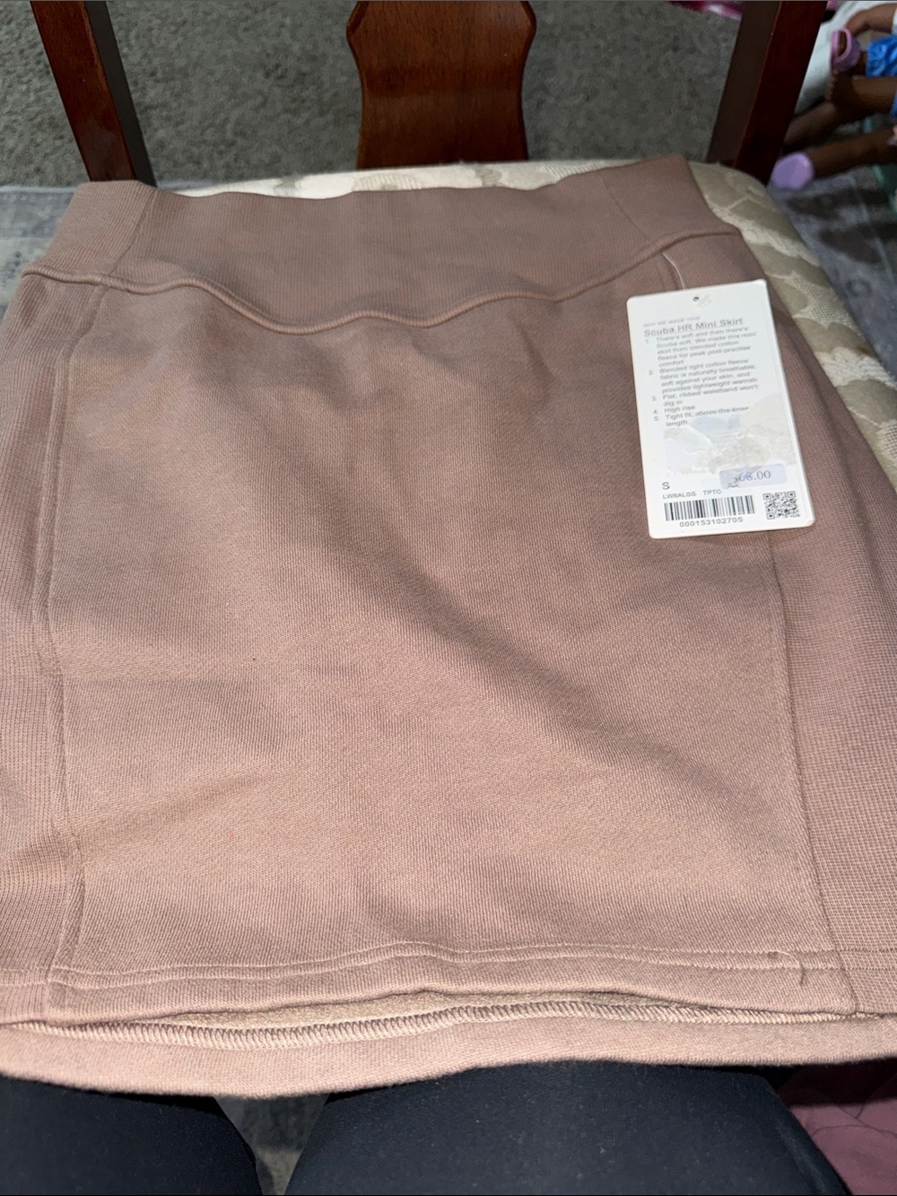 lululemon athletica Knit Mini Skirt in Mauve